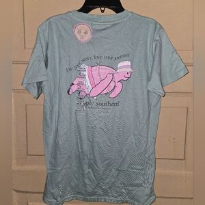Simply Southern "Live Your Story, Love Your Journey" Turtle Graphic Tshirt NWT